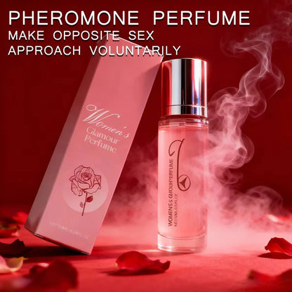 Women’s Rose Perfume Rollerball - Portable Long-Lasting Fresh Floral Fragrance for Daily Wear & Gift