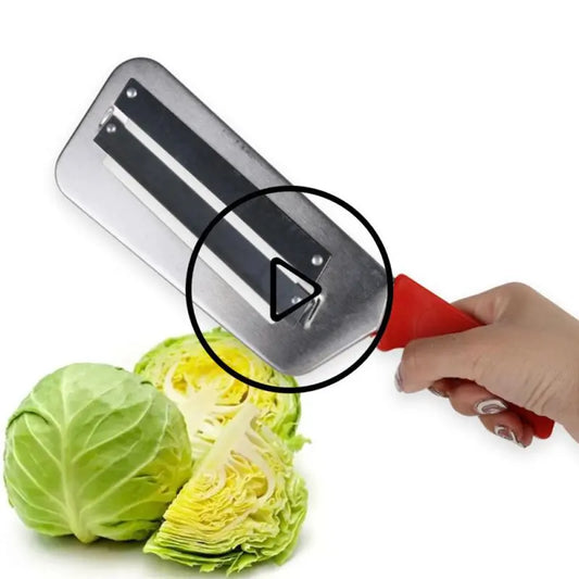 Cabbage Hand Slicer: Manual Vegetable Cutter for Homemade Coleslaw & Sauerkraut - Kitchen Tool for Easy Slicing