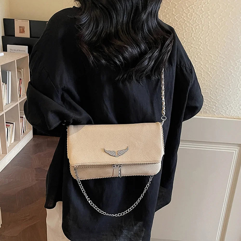 Women's Luxury Square Chain Bag - 2026 Fashionable Vintage Shoulder Messenger Purse
