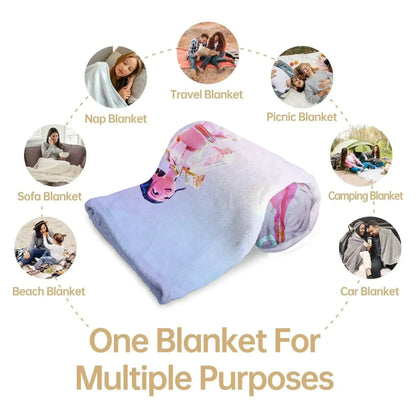 K-Pop Demon Hunters Flannel Blanket – 31 Styles Anime Throw for Home, Travel & Camping Fan Gift