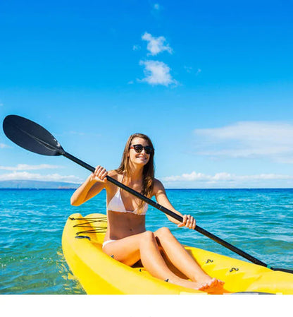 2-Section Kayak Paddle – Inflatable Stand Up Paddle with ABS Double Blade & Fiberglass Shaft