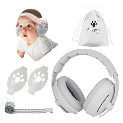 2 in 1 Baby Ear Protection Noise Cancelling Headphones – Convertible Design Earmuffs for Improved Sleep