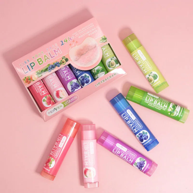 Pennyfun Fruit-Flavored Lip Balm Set – Ultra Hydrating Moisturizing Lip Care, Best-Selling Nourishing Lip Treatment Variety Pack for Soft Lips