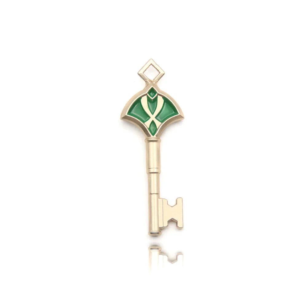 Genshin Impact Venti Eye Keychain 1:1 – Luminous Anime Cosplay Key Ring Backpack Pendant Gaming Accessories Gift
