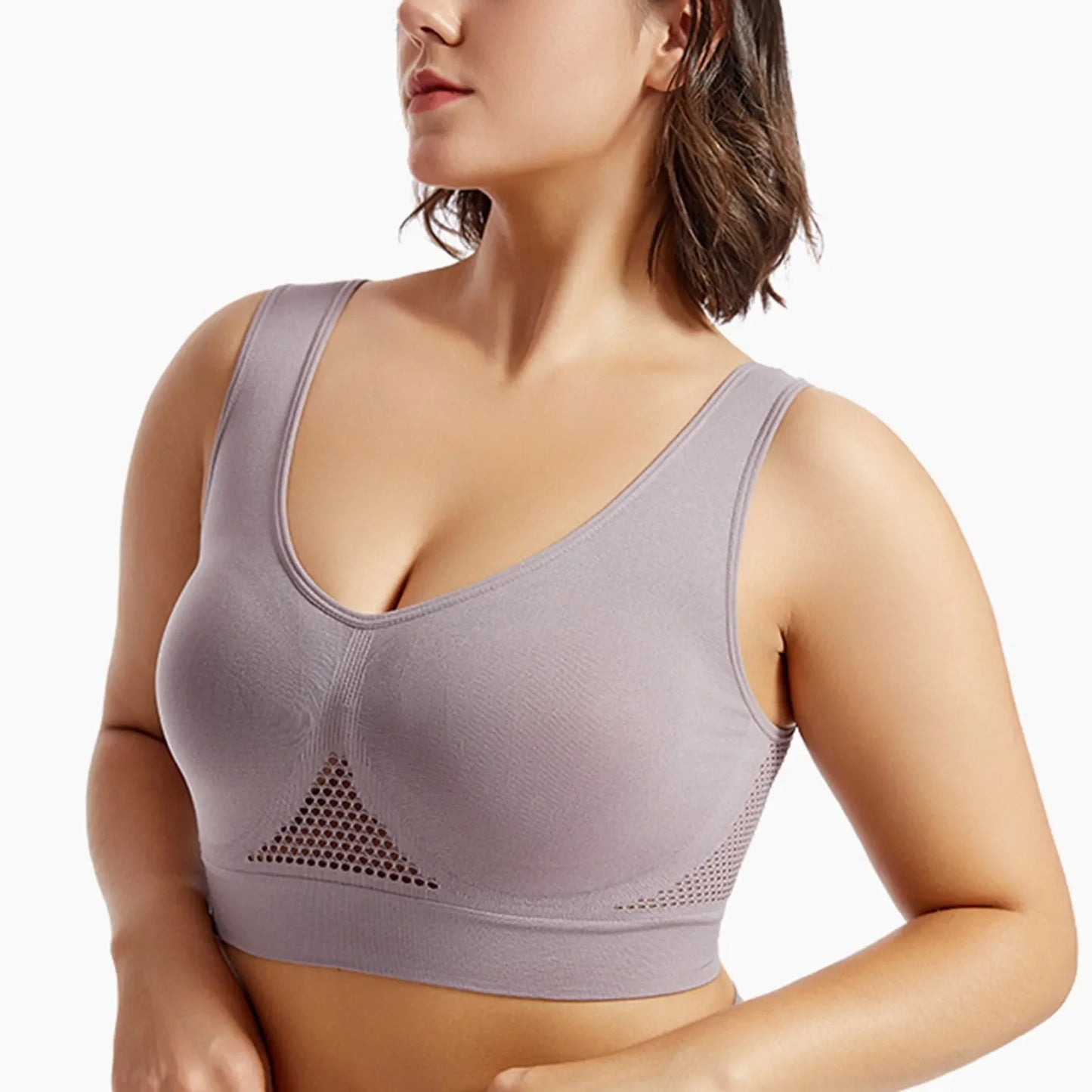 Women’s Shockproof Sports Bra — High-Support Running & Fitness Yoga Vest | Anti-Sag Soft Comfort