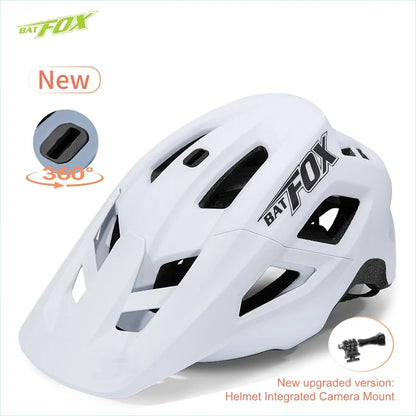 BATFOX MTB Cycling Helmet – Ultralight Men’s Bicycle Helmet Casco for Mountain & Road Racing Speedframe Safety Gear