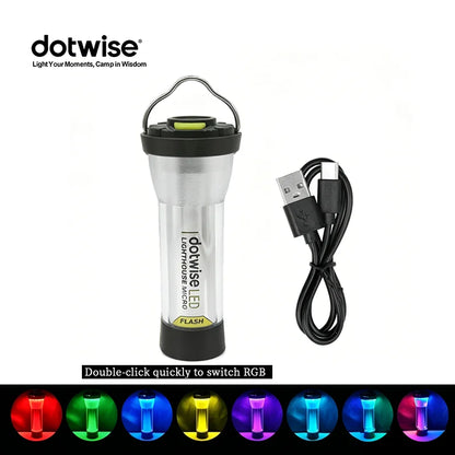 3000mAh GZ Lighthouse Camping Light - Long-Lasting LED Tent, Hiking & Outdoor Atmosphere Lamp Flashlight