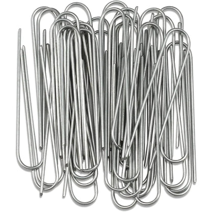 U-Type Heavy Duty Garden Staples – Galvanized Fence Sod Pins & Landscape Ground Stakes for Lawn, Barrier & Garden Fixing Nails