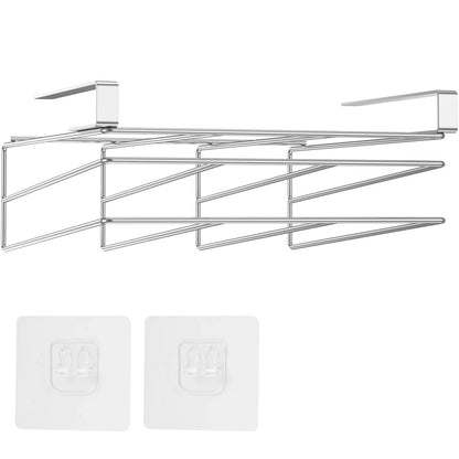 Under Cabinet Cutting Board Organizer – Stainless Steel Hanging Rack for Chopping Boards & Pot Lids