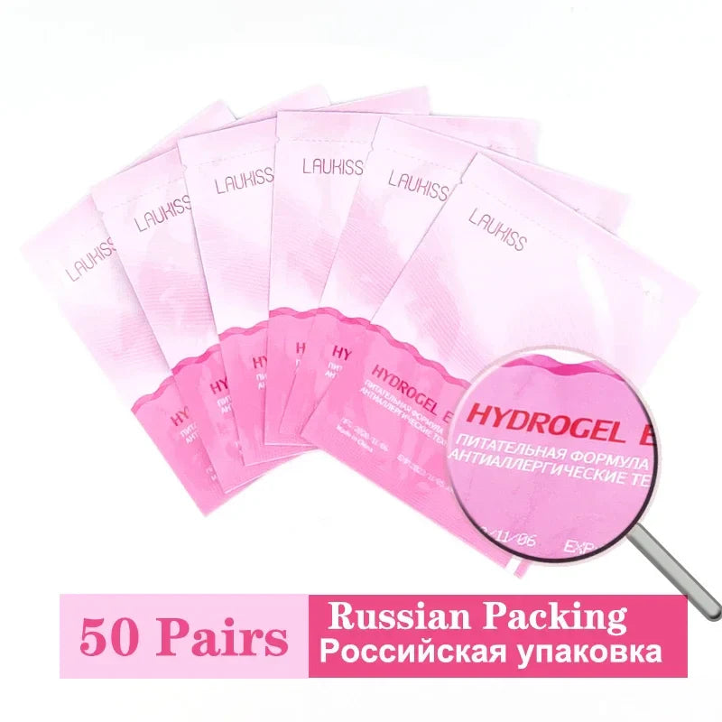 50/200/500 Eyelash Extension Patches — Style Under Eye Pads & Stickers for Grafted Lashes