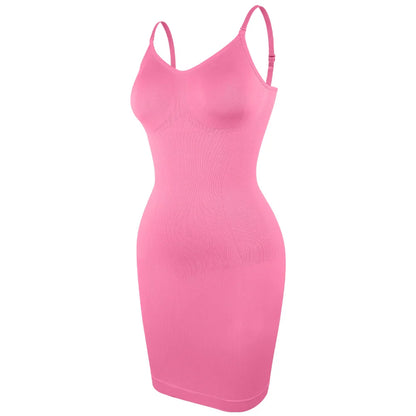 Women’s Suspender Dress Shapewear – Slim Fit Tummy Control Full Slip, Breathable Body Shaper (S–3XL Plus Size)