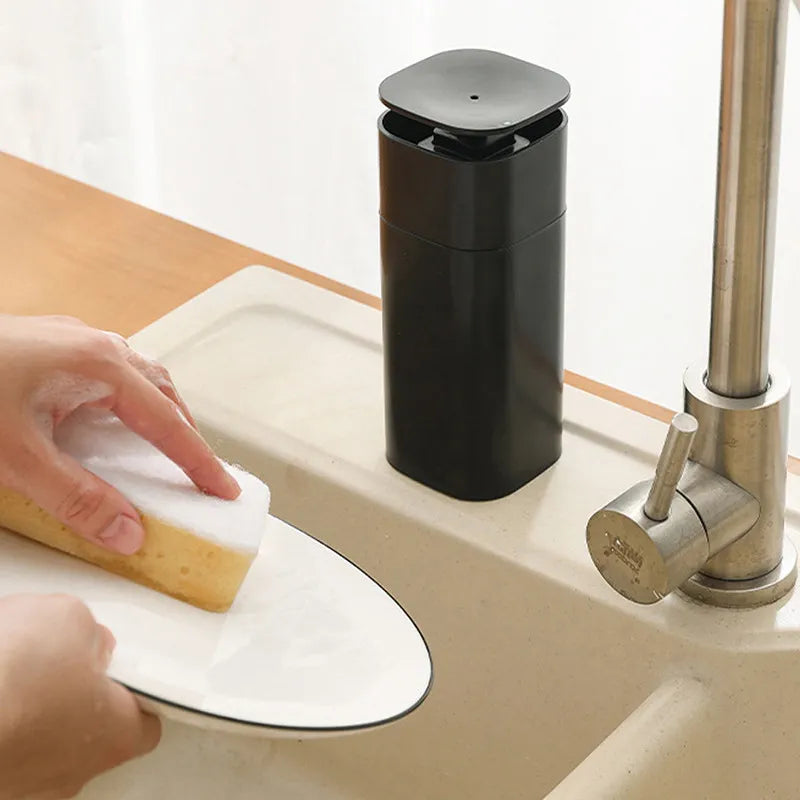 Kitchen Sink Soap Dispenser - Countertop Dish and Hand Washing Soap Storage Container - Convenient Bathroom Soap Dispenser