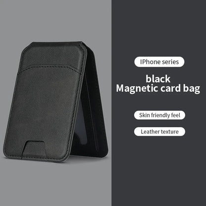 Luxury MagSafe Leather Wallet Case – Magnetic Card Holder for iPhone 16, 15, 14, 13, 12 Pro Max
