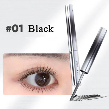 Judydoll Waterproof Silk Fiber Mascara – Black Long Curling Lash Extensions for Sexy Eyes Makeup