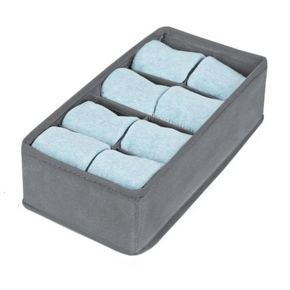 Underwear, Bra & Socks Storage Box – Clothes Organizer for Cabinet, Drawer, and Wardrobe