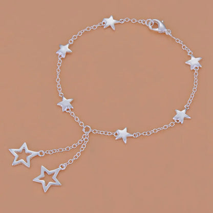 925 Sterling Silver Bead Bracelet – High-Quality Romantic Chain for Women, Fashion Jewelry Gift for Engagement, Party & Wedding