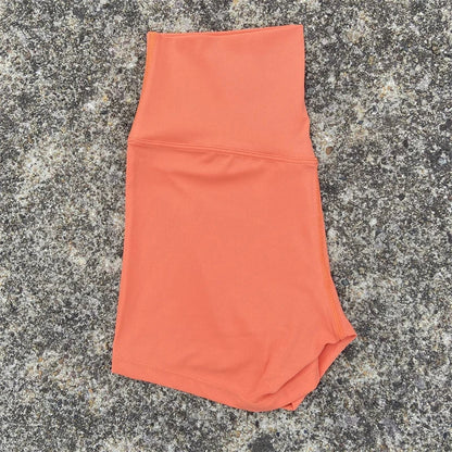Women’s High Waist Fitness Shorts – Sexy Solid Color Yoga & Cycling Athletic Shorts Squat Proof Workout Training Activewear