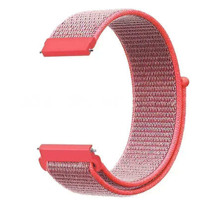 22mm Sport Nylon Loop Watch Band – Breathable Replacement Wristband for NORTH EDGE APACHE-46 Smartwatch, Durable Adjustable Strap
