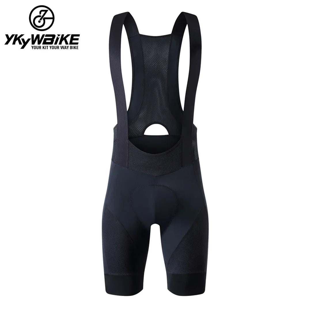 YKYWBIKE Men's Cycling Bib Shorts - Outdoor Bike Ride Padded Tights, 6 Hours Comfort, MTB Cycling Clothing for Men