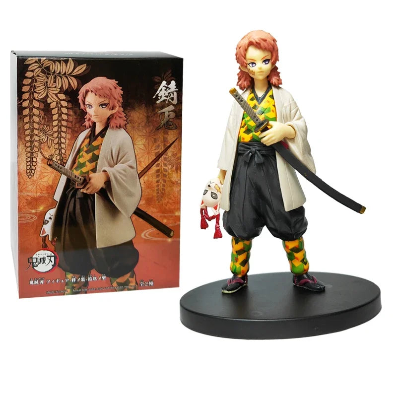 Demon Slayer Anime Figures – Kimetsu No Yaiba Tanjiro Nezuko Zenitsu Inosuke Action Doll Toys