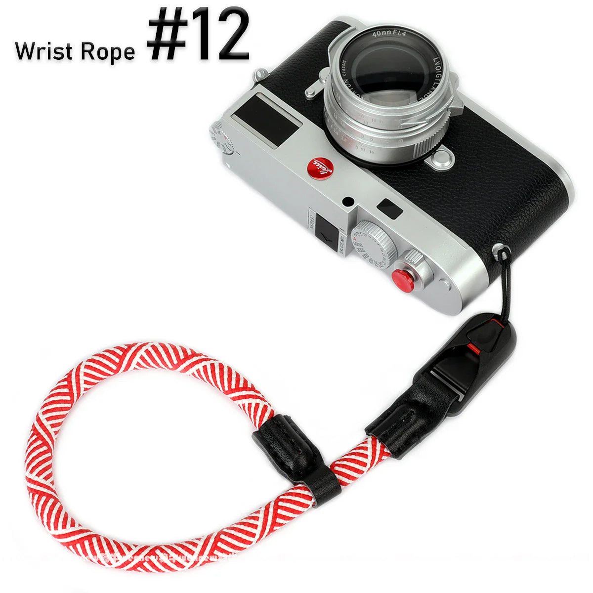 Nylon Rope Sling Quick Release Camera Strap – Wrist & Neck Shoulder Strap for Fujifilm, Sony, Nikon, Canon & Leica Mirrorless Cameras