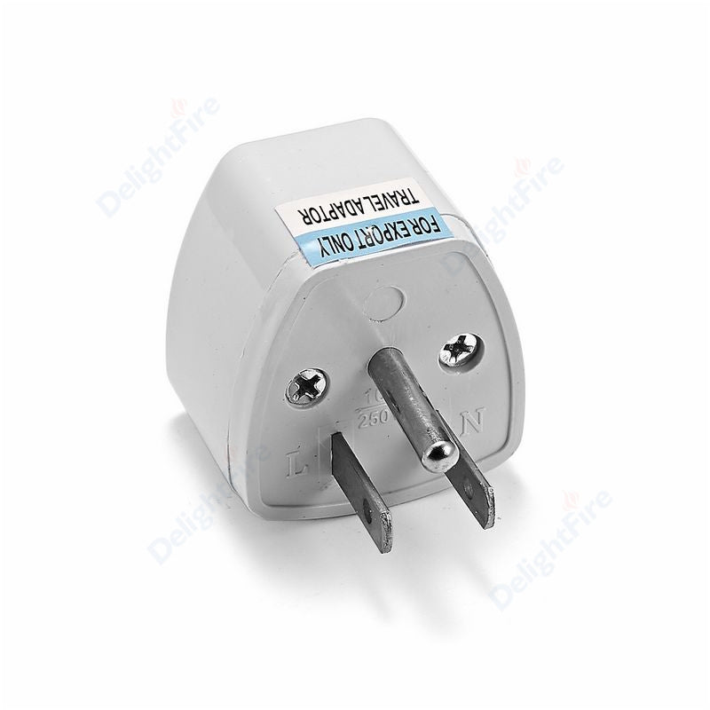 KR Plug Adapter – Multifunction Universal AU, UK, US to EU Type E/F Electrical Socket for France & Spain Travel