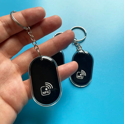 13.56MHz NFC213 Chip Keychains – 144Bytes RFID TAG ISO14443A NFC Key Fobs for All NFC-Enabled Phones