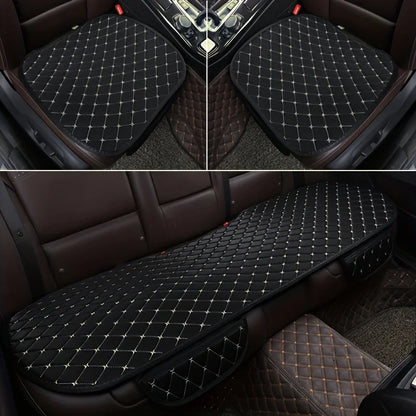 3-Piece Universal Car Seat Cover Set – Breathable Comfort Cushion Seat Protectors for Car Interior Protection Accessories