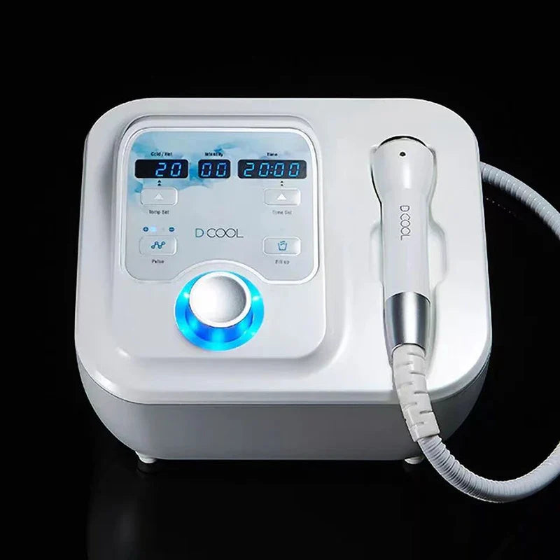 2025 NEW Dcool Portable Beauty Device – Hot & Cool EMS Electroporation Machine for Skin Tightening and Anti-Puffiness Facial Care