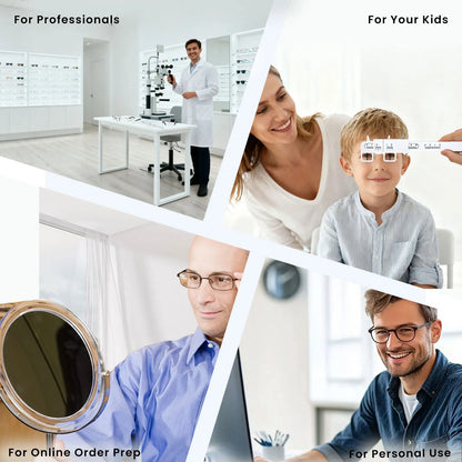 Optical Vernier PD Ruler – Pupil Distance Measuring Tool for Ophthalmic Eye Exams & Optometry Use