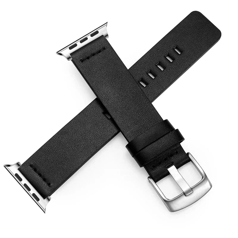 Leather Strap for Apple Watch Ultra 2 – High-Quality Band for 49mm, 45mm, 41mm, Series 6, SE, 5, 4, 44mm, 40mm IWatch