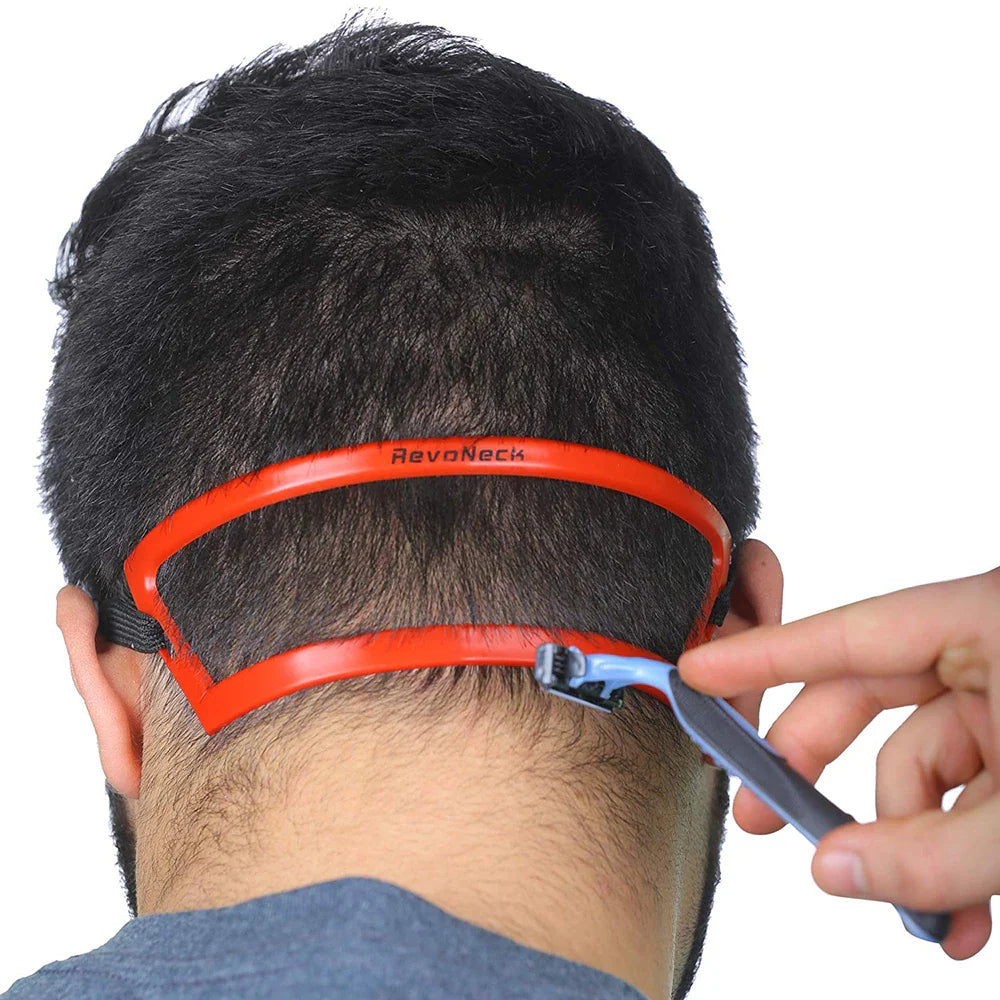 Neckline Guide Hair Trimming Ruler - Styling Template Comb for Shaping and Styling Hair - Barber Tools for Men's Neck Grooming