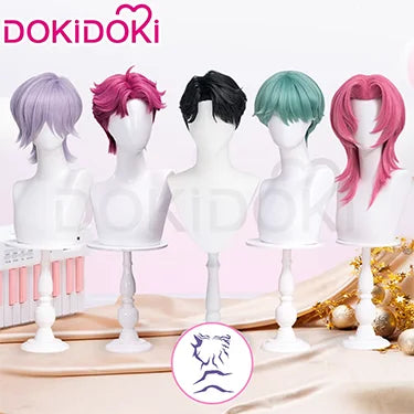 Zoeyy DokiDoki Cosplay Wig – Star Hair Style for Women, Includes Free Wig Cap, Halloween & Costume Props