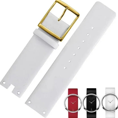 Genuine Leather Watch Band for CK K94231/K9423101 – 22mm Durable & Soft Strap for Calvin Klein Watches