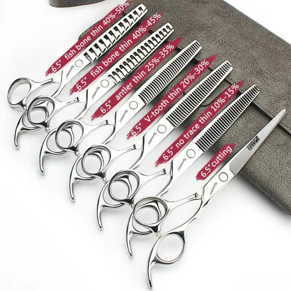 Professional Japanese Hair Cutting & Thinning Scissors – 6''/6.5''/7''/7.5'' Sharp Barber Shears for Salon & Home Use