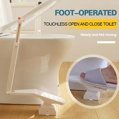 Universal Touchless Toilet Lid Lifter – Elevate Hygiene with Foot-Operated Ease!
