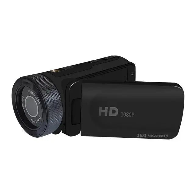 HD 1080P Digital Video Camera – 16MP Professional DV Camcorder with Built-in Microphone, Anti-Shake & Multifunction Photography Recording System