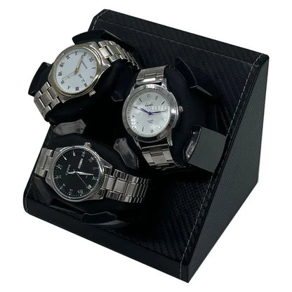 FRUCASE Watch Winder – Automatic 3-Watch Rotating Storage Case with 2 Modes & Memory Cotton