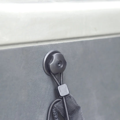 Car Trunk Hooks Organizer | Rear Cargo Mounting Luggage Net Fastener with Screw & Adhesive Tape Kit