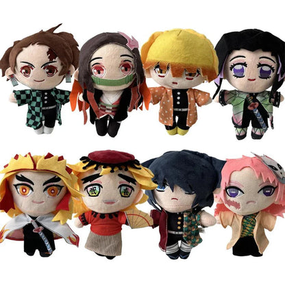 Demon Slayer 20cm Plush Toy – Anime Character Stuffed Doll for Kids Birthday & Christmas Gift