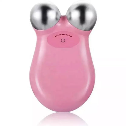 Microcurrent Facial Massager Roller – EMS Face Lift & Anti-Wrinkle Skin Tightening Tool for Firming & Slimming