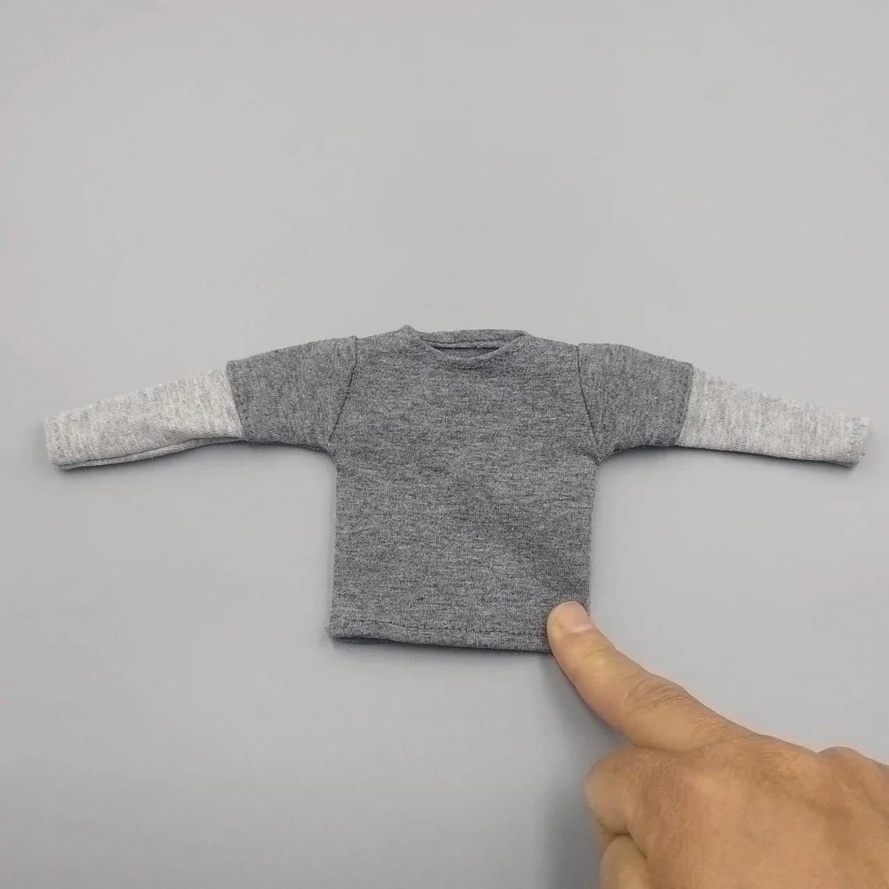 1/6 Scale Black T-Shirt for 12" (30cm) Action Figures — Male & Female DIY Model Accessories