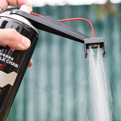 Motorcycle Chain Lube Applicator – Mess-Free Chain Oiler & Cleaner Attachment for Easy Lubrication
