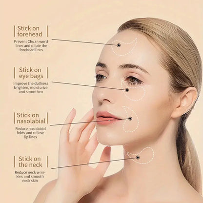 60PCS Seaweed Hyaluronic Acid Eye Masks – Collagen Eye Patches for Dark Circles & Facial Care