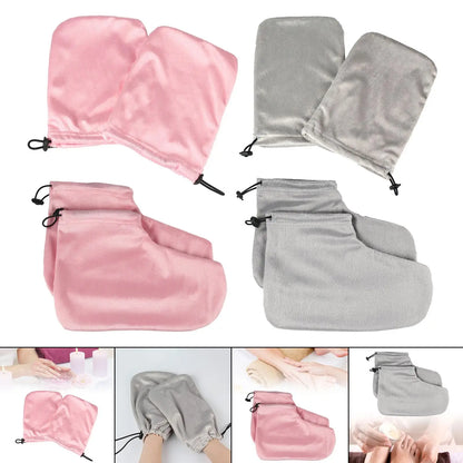 Paraffin Wax Mitts for Hands & Feet – Warmth Covers for Nail Art & Spa Treatments