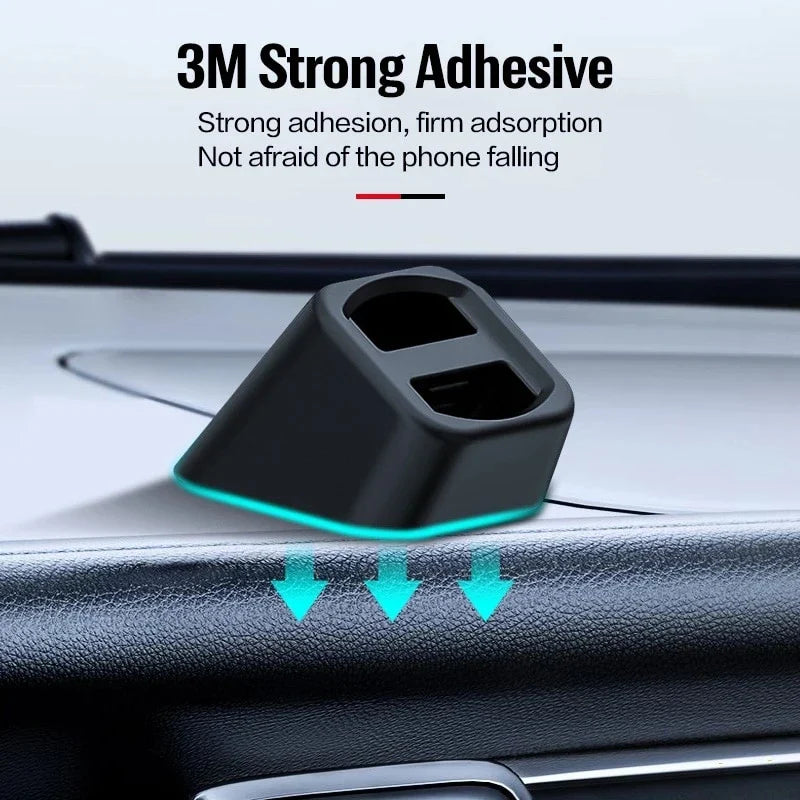 Universal Car Phone Holder - Dashboard & Air Outlet Clip Stand for Cellphone GPS - Mobile Bracket Base Cradle Accessories