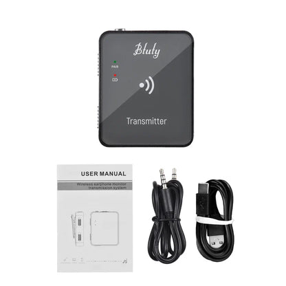 Btuty 2.4GHz Wireless Earphone Monitor System – Rechargeable Transmitter & Receiver with Lossless Digital Transmission