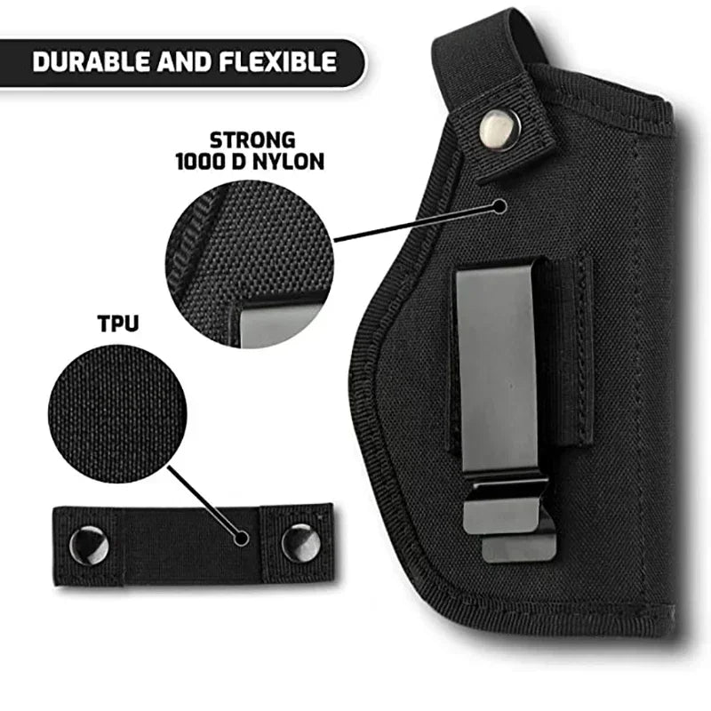 Universal Airsoft Gun Holster — IWB/OWB 9mm Holster for Men & Women