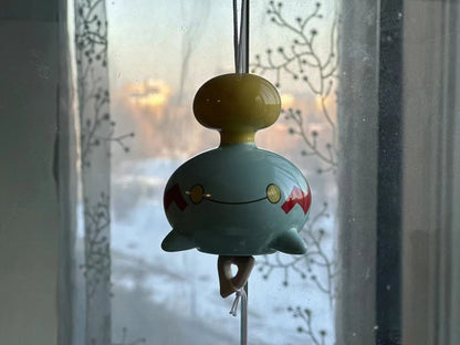 Anime Pokémon Chimecho Figure – Ceramic Wind Bell Pendant, Cute Home & Bedroom Decoration, Children’s Christmas & Birthday Gift