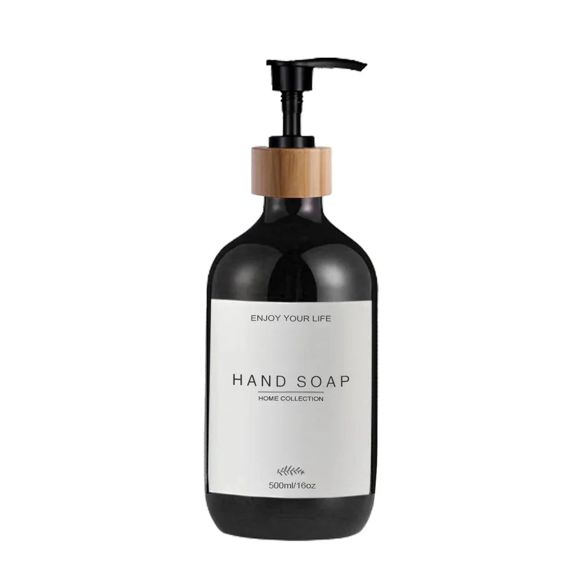 Kitchen Sink Soap Dispenser Bottle with Waterproof Labels – Refillable Dish Pump for Countertop